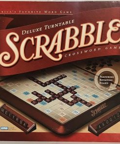 Deluxe Turntable Scrabble Game by Hasbro Gaming for Family Fun