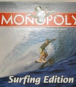 Surfing Monopoly Game by USAopoly Fun for Family and Friends