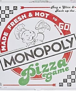 Monopoly Pizza Board Game for Kids Age Eight and Older