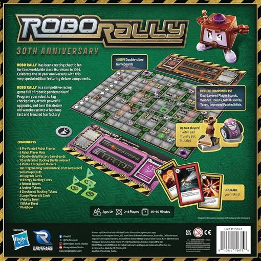 Robo Rally 30th Anniversary Edition Deluxe Board Game for Ages 12+ - Image 2