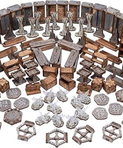 SMONEX Tabletop Terrain Pack 99 pcs Compatible with Frosthaven Game