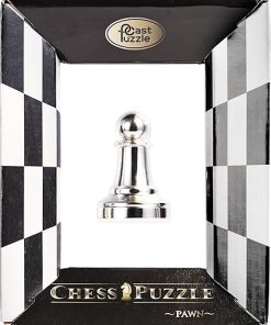 Eureka Pawn Cast Chess Game Silver 473681 for Classic Play 2