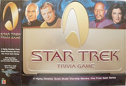 Star Trek Trivia Game in Large Collectible Tin for Fans and Collectors Star Trek Trivia Game in Large Collectible Tin for Fans and Collectors