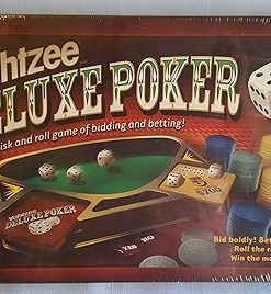 Yahtzee Deluxe Poker Game for Family Fun and Exciting Competition