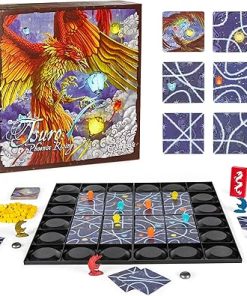 Tsuro Phoenix Rising Family Board Game for Two to Eight Players