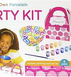 Paint Your Own Porcelain Party Kit for Fun Creative Activities