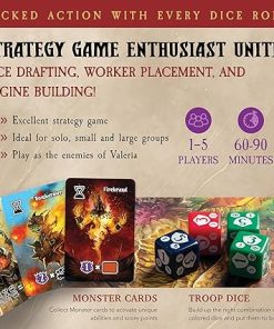 Shadow Kingdoms of Valeria Strategy Game for 1-5 Players with Dice Drafting 2