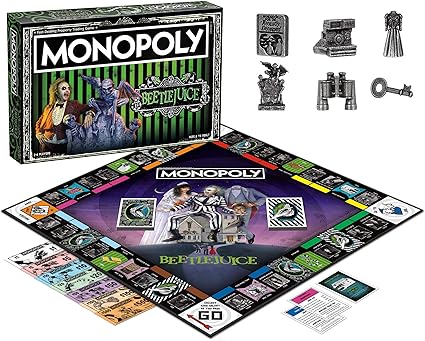 Beetlejuice Monopoly Board Game Inspired by the Classic 80s Film 2 Beetlejuice Monopoly Board Game Inspired by the Classic 80s Film - Image 2