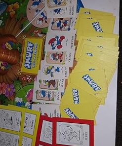 Smurfs Spin-A-Round Game Milton Bradley 1983 Classic Family Fun 2
