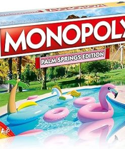 Monopoly Palm Springs Edition Board Game for Kids and Adults Fun