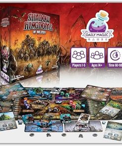 Shadow Kingdoms of Valeria Strategy Game for 1-5 Players with Dice Drafting