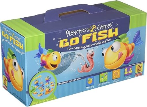 Mattel Playchest Go Fish Game for Learning and Fun MTT78857