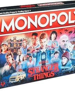 Stranger Things Monopoly Board Game for Ages 14+ | 2-6 Players