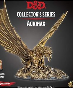 Gale Force Nine Dungeons & Dragons Dragon Heist: AURINAX (Gold Dragon) Collector’s Series Miniature, Multicolor