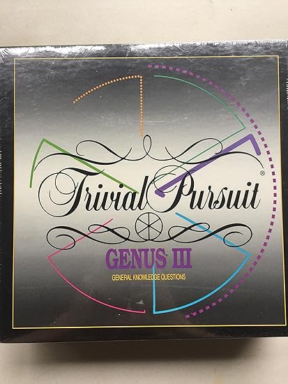 Parker Brothers Trivial Pursuit Genus III Master Game Review Parker Brothers Trivial Pursuit Genus III Master Game Review