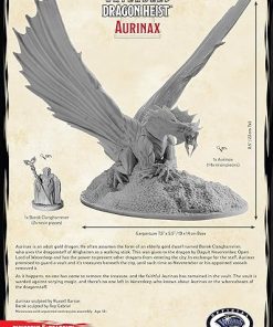 Gale Force Nine Dungeons & Dragons Dragon Heist: AURINAX (Gold Dragon) Collector’s Series Miniature, Multicolor 2