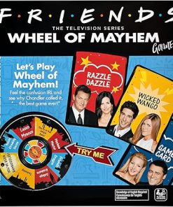 Spin Master Friends TV Show Wheel of Mayhem Game for Ages 12 and Up
