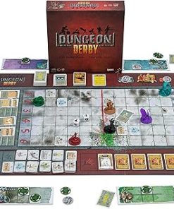 Dungeon Derby Deluxe Racing Board Game for 6 Players Family Fun