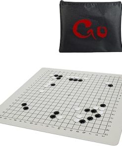 WE Games Travel GO Set with 19.75 in. Silicone Board & Plastic Convex Stones