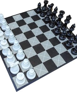 25 Inch Giant Chess Set for Outdoor Fun and Family Entertainment