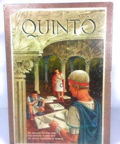 Vintage Quinto Board Game by 3M for Bookshelf Fun and Numbers