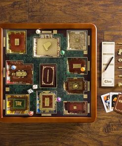 Clue Luxury Edition Board Game with Wooden Cabinet by WS Game Company 2