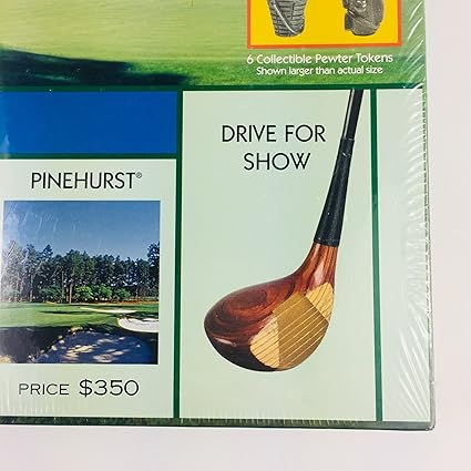Golf 2000 Collector’s Edition Monopoly Board Game 2 Golf 2000 Collector's Edition Monopoly Board Game - Image 2