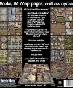Castles Crypts and Caverns Battle Mats Adventure Book Collection 2