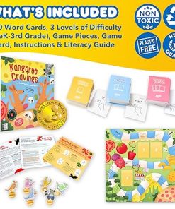 Learning Resources Bundle and Kangaroo Cravings Kids Board Game Ages 4-9 2