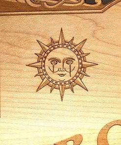 Celtic Ouija Board Crafted from Premium Maple Wood 2