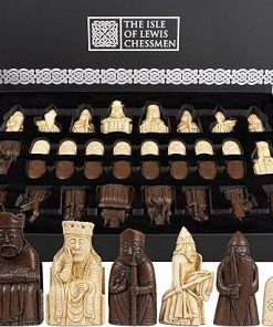 Isle of Lewis Chessmen Regency Chess Set 4 Queen Edition Best Price