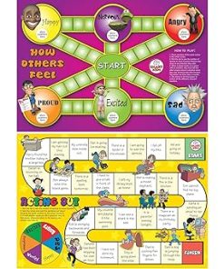 Didax 500063 Social Skills Group Activities with 6 Engaging Board Games 2
