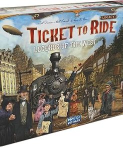 Ticket to Ride Legacy Legends of The West Board Game for Family Fun