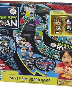 Ryan’s World Super Spy Board Game Mission Scavenger Hunt Adventure
