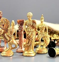Unique Hand Made Brass Chess Pieces Set for Collectors 2