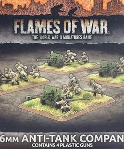 Mid War Soviet Union 76mm 57mm Anti-Tank Gun Company SBX48 Flames of War
