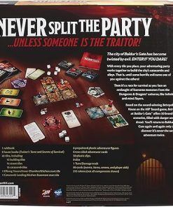 Avalon Hill Hasbro Gaming Betrayal at Baldur’s Gate Modular Board Hidden Traitor Game,Ages 12 and Up,D&D,Based on Betrayal at House on The Hill 2