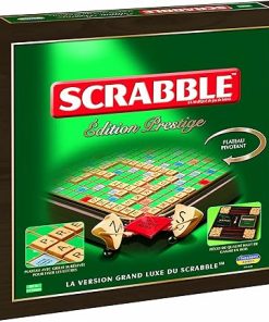 Scrabble Prestige Premium Edition Classic Word Game for All Ages