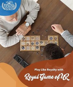 Royal Game of UR Ancient Strategy Board Game for Two Players 13.5″x5.5″ 2