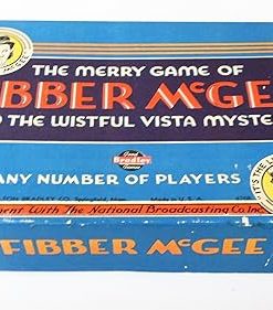 The Merry Game of Fibber McGee Vintage 1940 Classic Board Game