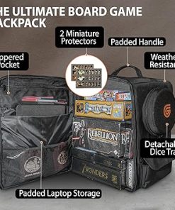 Guilt Free Gaming Board Game Backpack for DND RPG Players with Storage 2