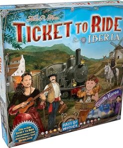 Ticket to Ride Iberia South Korea Expansion Train Route Strategy Game
