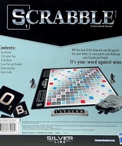 Scrabble Silver Line Edition Board Game by Hasbro for Family Fun 2