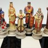 Medieval Chess Set Crusades Arabians vs Christians Without Board