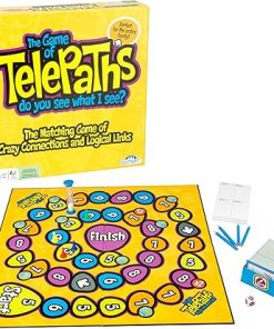 Telepaths Family Board Game – Crazy Connections Matching Game 330 Cards