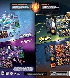 Marvel X-Men Dice Throne Box 1 with Wolverine Iceman Psylocke Storm 2