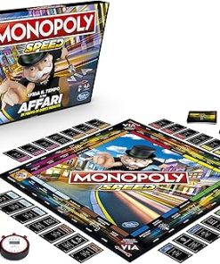 Monopoly Speed Game by Hasbro – Fast Fun for Family and Friends 2