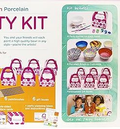 Paint Your Own Porcelain Party Kit for Fun Creative Activities 2
