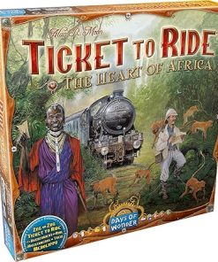 Ticket to Ride The Heart of Africa Expansion Board Game for Ages 8+