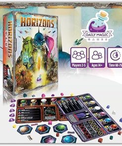 Horizons Board Game – Sci-Fi Strategy with Resource Management for 2-5 Players